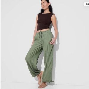 Wild Fable Women's Olive Wide Leg Pants